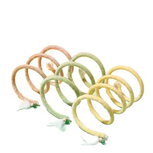Jouet tunnel en peluche pour chat avec plumes intégrées pour jeu interactif - Product Image 2
