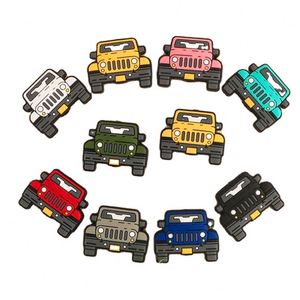 Mini Custom Silicone Focal Beads Food Grade Rocket <b>Car</b> 3D Designer Beadable Pen Luxury DIY Pacifier Chain Novelty Gifts Bulk - Product Image 1
