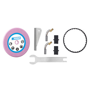 Kit d'affûtage de chaîne de tronçonneuse Fervi 0502, outils manuels DIY pour tronçonneuses - Product Image 1