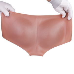 Amazon Hot Sell Hollow Penis Sleeve Silicone Pants Wearable <b>Dildo</b> Cover Gay Sex Toys Strap on Men Adult Products - Product Image 6
