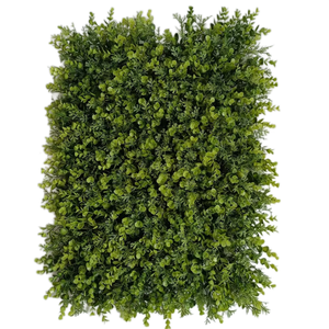 Zhangjiajie Fuyuan Yiwu أفضل جودة جدار أخضر برازيلي أوراق شجرة الكينا ندفة الثلج حصيرة بلاستيكية للتحوط المنزلي - Product Image 1