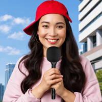 Nouveau Microphone Main Portable Sans Fil pour Interview et Streaming en Direct