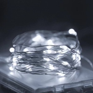 Guirnalda de luces LED con cable de cobre, 220V, alimentada por USB, luces de hadas para decoración navideña, iluminación ambiental de colores - Product Image 4