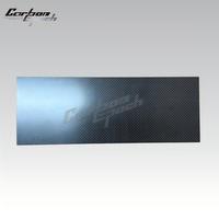 Panel Laminado de CFRP de 400x500mm, Grosor de 0.5-3.0mm, Acabado Brillante, Lámina de Fibra de Carbono 3K de Tejido Plano para Mecanizado CNC OEM
