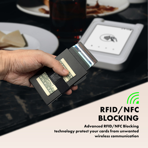 Người Bán Hàng Đầu Của Nam Giới Mỏng Tối Giản Nhôm Kim Loại Tự Động Pop-up Ví Túi Phía Trước Chủ Thẻ Tín Dụng Cho Nam Giới - Product Image 4