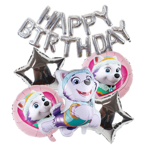Set <span class=keywords><strong>de</strong></span> Globos <span class=keywords><strong>de</strong></span> Aluminio con Diseño <span class=keywords><strong>de</strong></span> Perrito <span class=keywords><strong>Patrulla</strong></span> y Feliz Cumpleaños para Decoración <span class=keywords><strong>de</strong></span> Fiestas Infantiles - Product Image 6