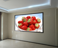 Mur vidéo LED intérieur, écran publicitaire numérique LED fixe, écran LED mural, salles de réunion, panneau LED P2