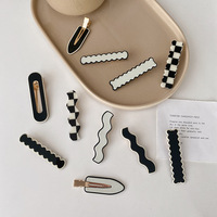 Nhà Thiết Kế Nhựa Rô Bobby Pins Tóc Snap Clips