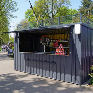 Contenedor Móvil de Acero para Cafetería, Cocina, Restaurante, Quiosco de Comida, Diseño Modular Prefabricado para Negocios, Tienda, Puesto - Product Image 6