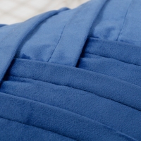 Booksew — housse de coussin de luxe en velours, taie d'oreiller bleue personnalisée, décoration d'extérieur, vente en gros