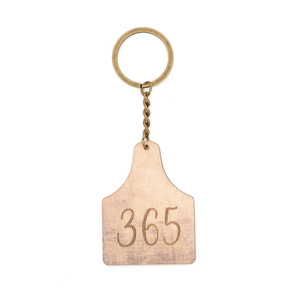 Llavero de Madera con Diseño de Animales, Grabado Láser, Colgante de Vaca, Gallina, Gallo, Estilo Europeo, Accesorio de Regalo - Product Image 5