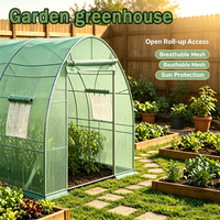 Serre tunnel agricole, serre portable pour plantes en acier galvanisé