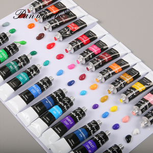 <span class=keywords><strong>Pintura</strong></span> Acrílica Profesional Panwenbo, Juego de <span class=keywords><strong>Pintura</strong></span> Acrílica de 24 Colores, 12 ml por Tubo - Product Image 2