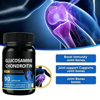 Ausreson OEM Glucosamine Chondroïtine MSM Soutien Articulaire Complément Osseux 500mg 1500mg MSM Calcium Glucosamine Chondroïtine Capsules