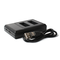Pour appareils photo Nikon Coolpix a AW1 J1 J2 J3 S1 V1 V2 V3, chargeur USB double fente EN EL20 EN-EL20 avec indicateur LED, chargeurs DC portables