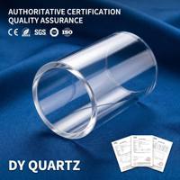 Tubo de Cuarzo de Sílice Fundido de Alta Calidad al por Mayor, Tubo de Vidrio Transparente Resistente al Calor para Diversas Aplicaciones Industriales OEM ODM