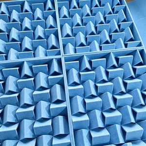 Panel Acústico 3D Geométrico, Espuma Absorbente de Sonido, Decoración de Pared Alternativa para Hoteles, Salas de Podcast, Fondo para Streaming, Elegante - Product Image 2