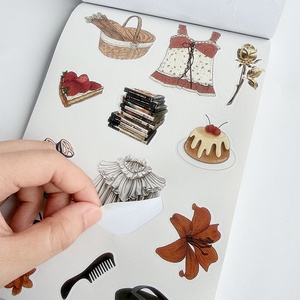 Nuevo Libro de Pegatinas '<span class=keywords><strong>Girlhood</strong></span>' Estilo Vintage, Libro de Pegatinas de la Época, Regalo Personal - Product Image 4