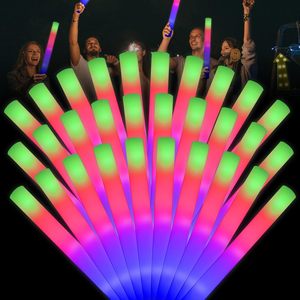 Neon-Glo 100pcs-pack RGB LED <b>Foam</b> <b>Sticks</b> Battery-Powered Waterproof Durable Glow Dark Indoor/Outdoor Party Supplies Wedding - Product Image 1
