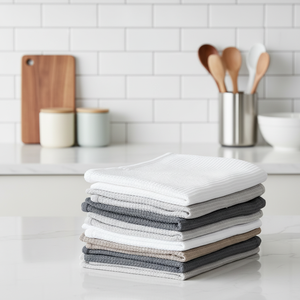 Eastsunshine ผ้าขนหนูวาฟเฟิลแห้งเร็วขนาดใหญ่ผ้าเช็ดจานผ้าเช็ดทำความสะอาดผมในห้องครัวกอล์ฟผ้าเช็ดชา - Product Image 1