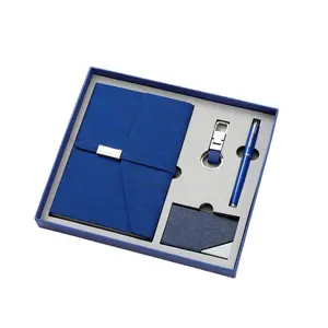 Executive Best Werbe geschenke Set PU Notebook und Stift für Geschäfts partner