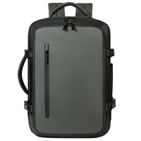 Sac à dos de voyage professionnel multifonctionnel extensible et étanche pour homme, avec compartiment pour ordinateur portable, en tissu Oxford, à compression sous vide, idéal pour les déplacements transfrontaliers