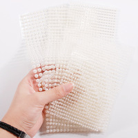 Autocollant demi-cercle en perle blanche pure pour décoration de bijoux DIY faits à la main, vente en gros de gemmes acryliques très demandées