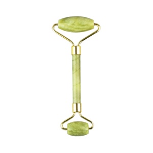 Rouleau de massage en <span class=keywords><strong>quartz</strong></span> <span class=keywords><strong>rose</strong></span>, outil de soin de beauté du visage à tête unique - Product Image 1