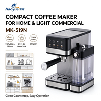 Machine à café expresso semi-automatique pour la maison, pompe 20 bars, NTC 92-96 ℃   Plaque chauffante personnalisée pour tasse à mousseur à lait à température constante