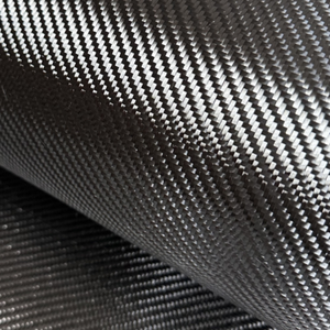高品質12k 650gプレーンツイル織り耐摩耗性カーボンファイバー生地ロール工業用カスタムサイズ - Product Image 1