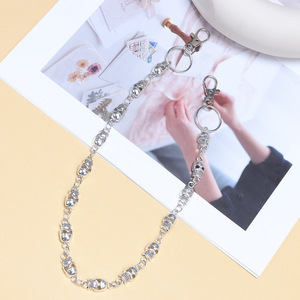 โซ่คาดเอวโลหะรูปหัวกะโหลก สีเงินทิเบต เครื่องประดับแฟชั่นสำหรับทุกเพศ สไตล์ร็อคสำหรับฮาโลวีน - Product Image 6