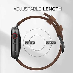 Custom orologio in pelle <span class=keywords><strong>cinturino</strong></span> chiusura di distribuzione per IWatch serie 7 genuini per <span class=keywords><strong>Apple</strong></span> <span class=keywords><strong>Watch</strong></span> <span class=keywords><strong>Ultra</strong></span> Vintage cinturini per orologi - Product Image 5