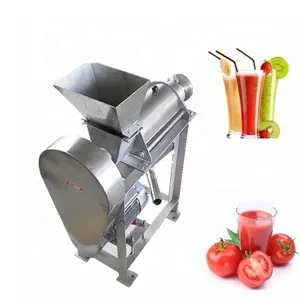 Máquina industrial de espremedor de suco de maçã e laranja, extrator automático de suco de cenoura e gengibre