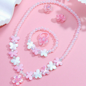 Belle Thế Giới ngựa năm trẻ em Bướm năm mảnh thiết lập Phụ kiện đồng Kim Cương thể thao phong cách cao cấp Mùa Thu/Mùa Đông Quà Tặng - Product Image 2