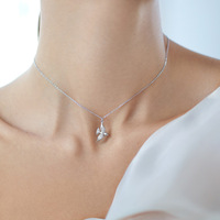 Ensemble Collier, Bracelet et Boucles d'Oreilles en Argent Sterling 925 Plaqué Rhodium avec Zircon, Motif Colombe de la Paix, Bijoux Haut de Gamme Luxe Léger, Vente en Gros