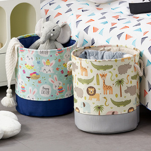 Cesta de Almacenamiento Plegable de Lona Cedar Space para Juguetes de Niños, <span class=keywords><strong>Ropa</strong></span> <span class=keywords><strong>Sucia</strong></span>, Cesto de Lavandería Multifuncional, <span class=keywords><strong>Bolsa</strong></span> Desmontable para Armario - Product Image 3
