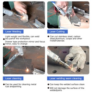 Machine de soudage au laser à fibre portative de 1500 W pour la fabrication et la réparation de métaux, équipement <span class=keywords><strong>mécanique</strong></span> industriel, soudeuse au laser pour boîtiers - Product Image 5