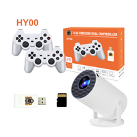 Projecteur intelligent Android portable 4K performant et fiable, compatible avec les appareils mobiles, pour le bureau, la vidéo en ligne, les jeux en ligne et la connexion sans fil