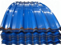 Q195 AZ30 AZ40 Beschichtete Wellblech-Dachplatten PPGI PPGL Metalldachziegel ASTM-Standard Zuschnittservice