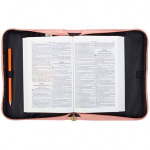 Échantillon gratuit, housse de bible personnalisée en PU polyester, housse de livre résistante à l'eau, étui pour bible - Product Image 5