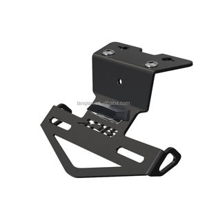Accessoires Moto Support de Plaque d'Immatriculation Arrière Rétractable pour <span class=keywords><strong>Yamaha</strong></span> XJ6 Diversion <span class=keywords><strong>N</strong></span> FZ6R <span class=keywords><strong>XJ</strong></span> 6 Diversion <span class=keywords><strong>N</strong></span> F FZ 6R - Product Image 2