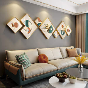 Décoration Murale en Verre avec Cadre en Alliage d'Aluminium 270x73cm, Vente Directe Usine, pour Galerie, Salon, Fond de Canapé <span class=keywords><strong>TV</strong></span>, Décoration Murale en Cristal D - Product Image 2