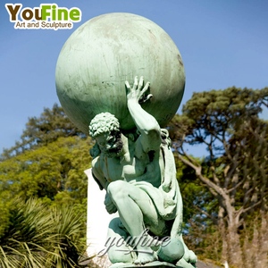 Yaşam boyutu açık bahçe döküm antik bronz Hercules heykelleri - Product Image 5