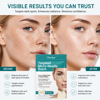 Patch anti-taches à micro-aiguilles de niacinamide, marque privée, végétalien, à l'huile de Cica et de théier, pour les imperfections profondes et les taches brunes