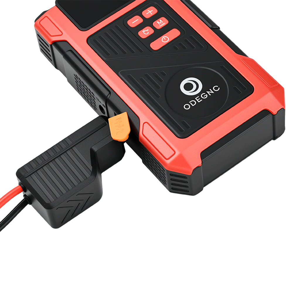 ORANGLES 4 in 1 Car Jump Starter with Air Compressor Inflator 10000mAh Power Bank Portable Emergency Light Saudi Arabia - angled perspective - presenting advantages - Image 4 of 6 | fits any environment | Purchase 4 in 1 Car Jump Starter with Air Compressor Inflator 10000mAh Power Bank Portable Emergency Light Saudi Arabia Michigan | Free Shipping ORANGLES
