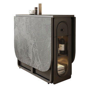Ensemble table à manger moderne et luxueux ensemble de chaises vente en gros de <span class=keywords><strong>comptoir</strong></span> en <span class=keywords><strong>bois</strong></span> pliable rétractable <span class=keywords><strong>pour</strong></span> la maison et le restaurant - Product Image 1