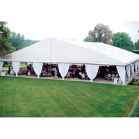 Tentes de réception en aluminium imperméables pour mariages, événements sportifs et fêtes en plein air 20x30m, toutes saisons, en PVC