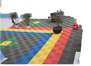 Carreaux de sol imbriqués parfaits pour le garage de voitures, les sous-sols, les gymnases, les ateliers de réparation - Product Image 6