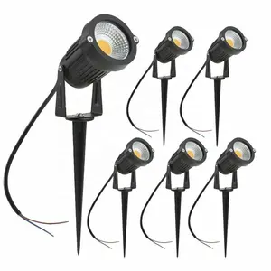 Luz led para paisagem ao ar livre, à prova d' água, 3w, cob, holofote para áreas externas, ip65, para jardim