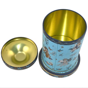 Rotating Music Tinplate Cylinder Can with Crown Cap Offset Printed Classic Melodies Design Matte Surface Food Grade Candy - Product Image 3